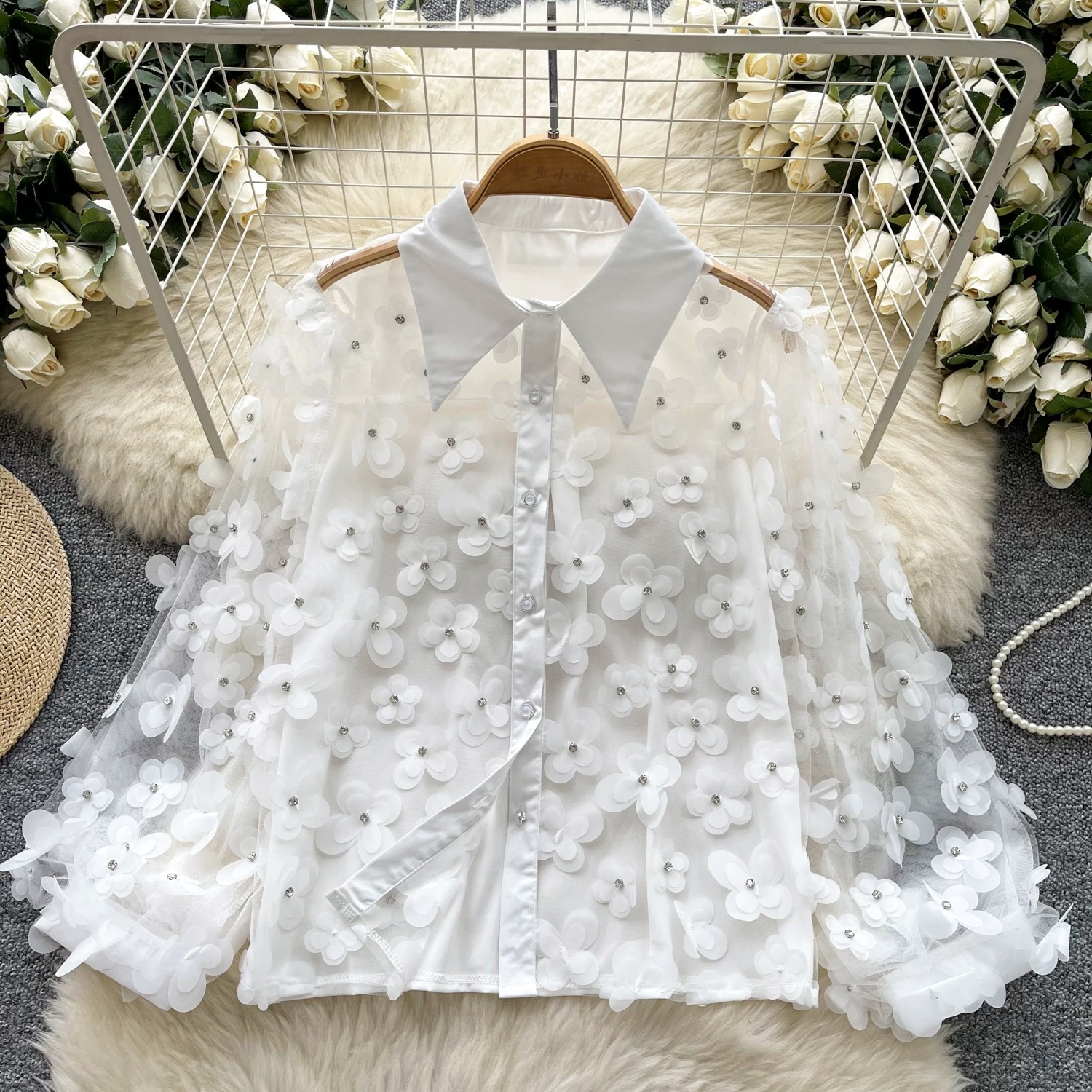 Too glam to care blouse BE356 images